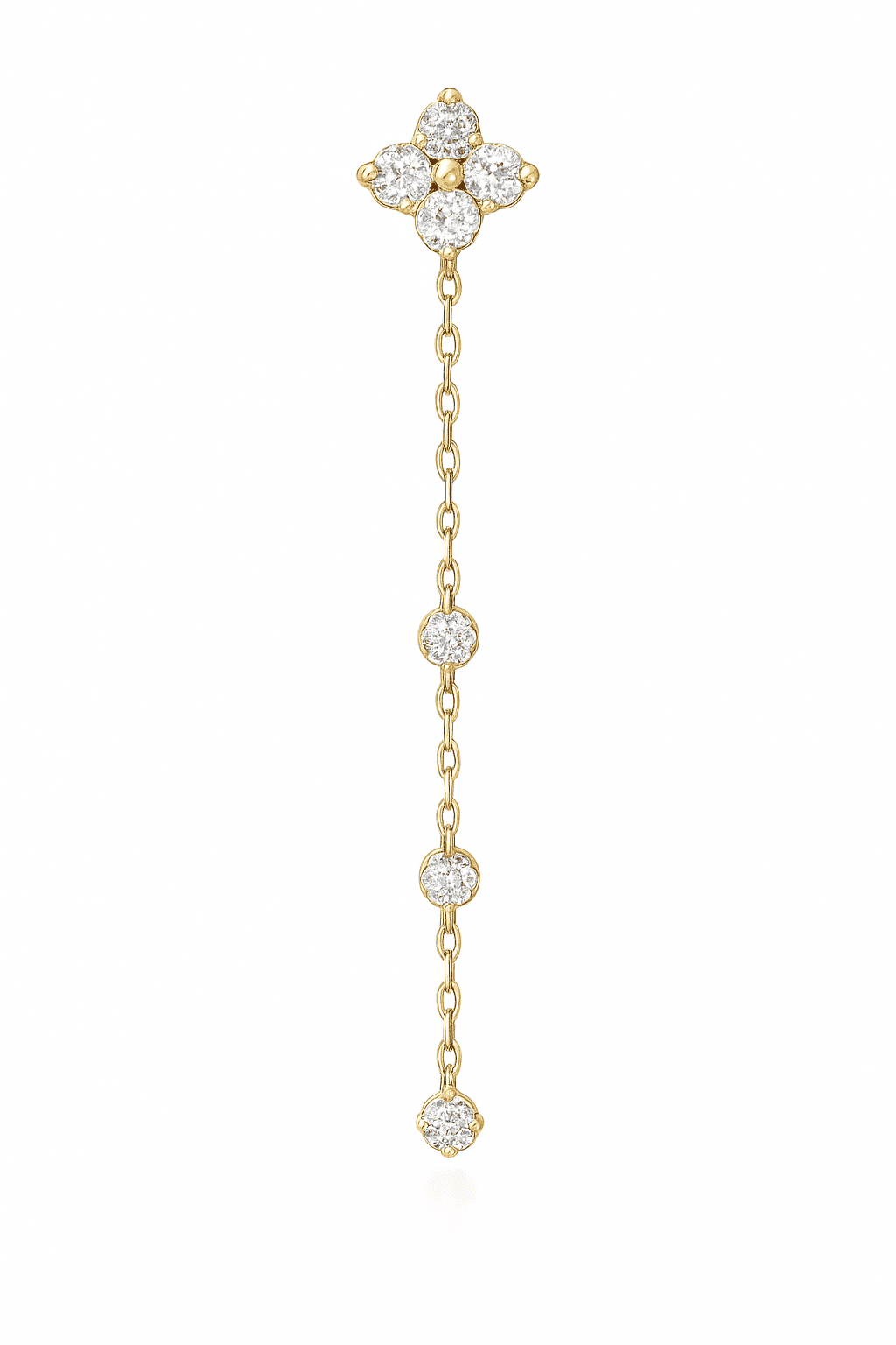 Boucles d'oeilles pendantes strass Schins – Image 2